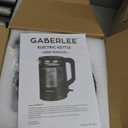 Electric Kettle, 1.8L Glass Tea Kettle with Keep Warm Function