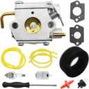 791-182875 Carburetor Replacement for Troy-Bilt TB10CS TB20CS TB20DS WT-827 Carburetor Kit Replacement for Ryobi 704rVP 705r 600r 704r 700r 775r 725r 750r Replace 791-182062 753-04333