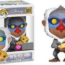 Funko Disney - The Lion King Pop Vinyl Collection - Figure 301 Rafiki Featuring Simba, 9 cm, 24570