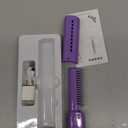 Latest Hairdressing Comb, 2026 Upgraded Ceramic Hairdressing Comb Smooth, Frizz-Free Hair Anytime, Portable Wireless 2-in-1 Hairs Dressing Combs, 3 Adjustable Temperatures (Purple)