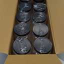 Novelinks 16oz Clear Plastic Jars with Lids, Refillable 16oz Mason Jars with Lids & Storage Containers for Kitchen & Household Use (10 Pack, Black)