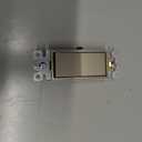 ENERLITES Elite Series Decorator Rocker Light Switch, 15A 120V/277V, Gloss Finish, Single Pole, 3 Wire, Grounding Screw, Residential Grade, UL Listed, 91150-NK, Nickel, Pack of 2