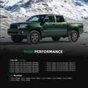 2Pcs Left and Right Side Roof Molding Drip Weatherstrips Fit for Toyota Tacoma Double CAB 2005-2015, Roof Moulding Trim Seal Kit Replace 75551-04062, 75551-04061, 75551-04060, 75552-04062