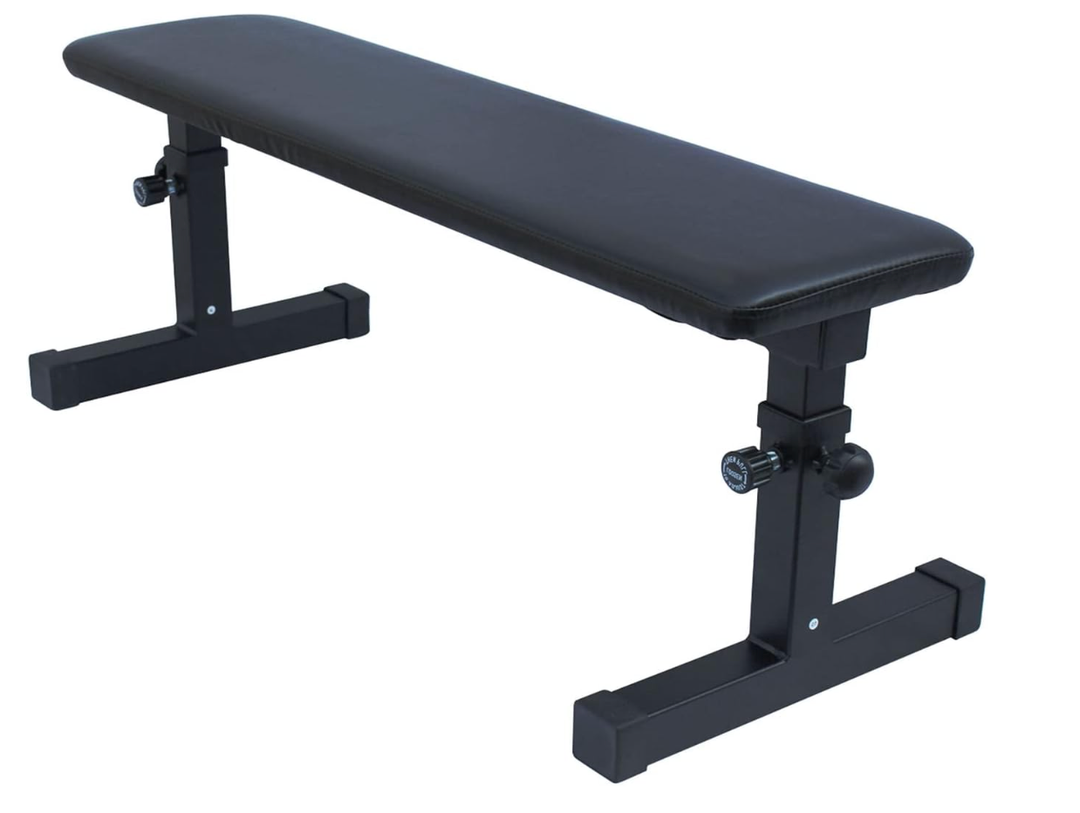 Flat Weight Bench, Thick Pad Workout Bench 22 LBS, 20.4 LBS, Home Gym Strength Weight Training