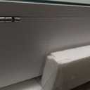 SONGMICS 55 Inches Tall Spacious Jewelry Cabinet, Jewelry Armoire with Light-Up Interior Mirror, Wall or Door Mounted Jewelry Storage Organizer, Lockable, Gift Idea, Cloud White UJJC032W01