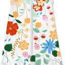 TotAha Light Sleep Sack, Stretchy, Soft, Cozy Wearable Blanket Sleep Bag with 2-Way Safe Zippers for 0-6 Months 0.5 TOG (Flandre Garden)