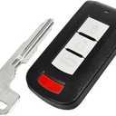 Keyless Key Fob Remote Control Replacement for 2008-2020 Mitsubishi Lancer Outlander Sport Mirage OUC644M-KEY-N 315MHz 4 Buttons