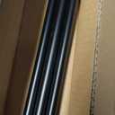 2 Pack Black Wrap Around Double Curtain Rods Set, USFOOK Blackout Dual Curtain Rods for Windows 32 to 58 Inch, 6/8 Inch Room Darkening Curtain Rod, Decorative Drapery Rods for Home