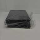 Pinkpum 6 Pack Closet Organizers Storage Box, Stackable Plastic Drawer Basket for Clothing, Stackable Storage Bins Shelf Storage Container for Closet Wardrobe Bedroom Bathroom Office Black