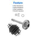 Rear Drive Shaft Yoke Joint Kit Compatible with Honda Rancher 420 TRX420FE 2010 Replacement for 40200-HR3-A20 40300-HP5-600