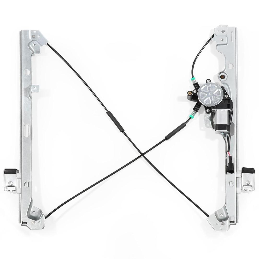 741-644 Front Left Driver Side Power Window Regulator with Motor Fit for 2000-2006 Chevrolet/Chevy Silverado 1500 3500 Avalanche Suburban GMC Sierra 1500 2500 3500 Yukon XL Cadillac Escalade