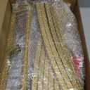 Wokceer Round Backdrop Stand 8FT Gold Wedding Arch Metal Circle Balloon Arch Stand for Birthday Party Wedding Bridal Shower Anniversary Ceremony