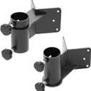 Patio Umbrella Holder Corner Mount,Patio Umbrella Side Holder, Balcony, Courtyard - Umbrella Base Parasol Holder Sun Umbrella Clamp Mount/Bracket for Outdoor Deck Railing Umbrella Holder.