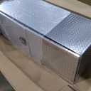 Buyers Products 1702250 Underbody Truck Tool Box with Barn Doors, 24x24x60 Inch, Diamond Tread Aluminum, Made in USA, Compression Latch, Weather-Resistant, Toolbox for Flatbeds, Trailers & Work Trucks