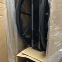 Medline Comfortable Folding Wheelchair with Swing-Back Desk-Length Arms and Swing-Away Footrests, 16" W x 16" D Seat