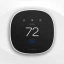 Wall Plate Cover Compatible with New 2025 Ecobee Smart Thermostat Essential, Practical Ecobee Thermostat Trim Kit, Programmable WiFi Thermostat Accessory (1, Pure White)