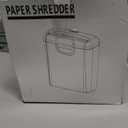 Amazon Basics 8-Sheet Cross Cut Paper Shredder and Credit Card Shredder - Black