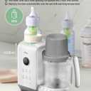 Bear Baby Food Maker with 18.5oz Dual-Layer Steam Baskets, OneStep Baby Food Processor Steamer Puree Blender Grinder Mills, Auto Cooking Grinding&Sterili-zing for Healthy Homemade Baby Food, BPA-Free