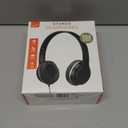 GPX IAH57B Wired Headphones Padded 3-d Accs Swivel Earcups/adjustable Headband