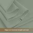 sancua Square Tablecloths 54x54 Inch, 2 Pack - Sage Green Fabric Table Cloth for Square or Round Tables, Washable Polyester Table Cover for Dinner, Holiday Party, Decorative Display Tables
