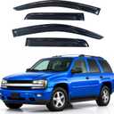 IG Window Visors Fit for 2002-2009 Chevrolet Trailblazer, Out-Channel Rain Guards Vent Wind Deflectors 4PC, Car Accessories for 06-09 Chevy Trailblazer SS
