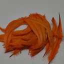 20pcs 12"-14" and 14"-16" Rooster Coque Tail Feathers for Crafting, Decoration, Weddng, Millinery Supply, Fly Tying, DIY Feather Decoration (Orange, 12-14 inch) (12-14 inch, Orange)