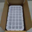 Ice Cube Trays 3 Pack, Silicone Ice Cube Trays for Freezer, Easy-Release Silicone 32 Ice Cube Trays, LFGB Certified and BPA Free, Reusable IceCubes for Freezer, Stackable Ice Trays with Covers