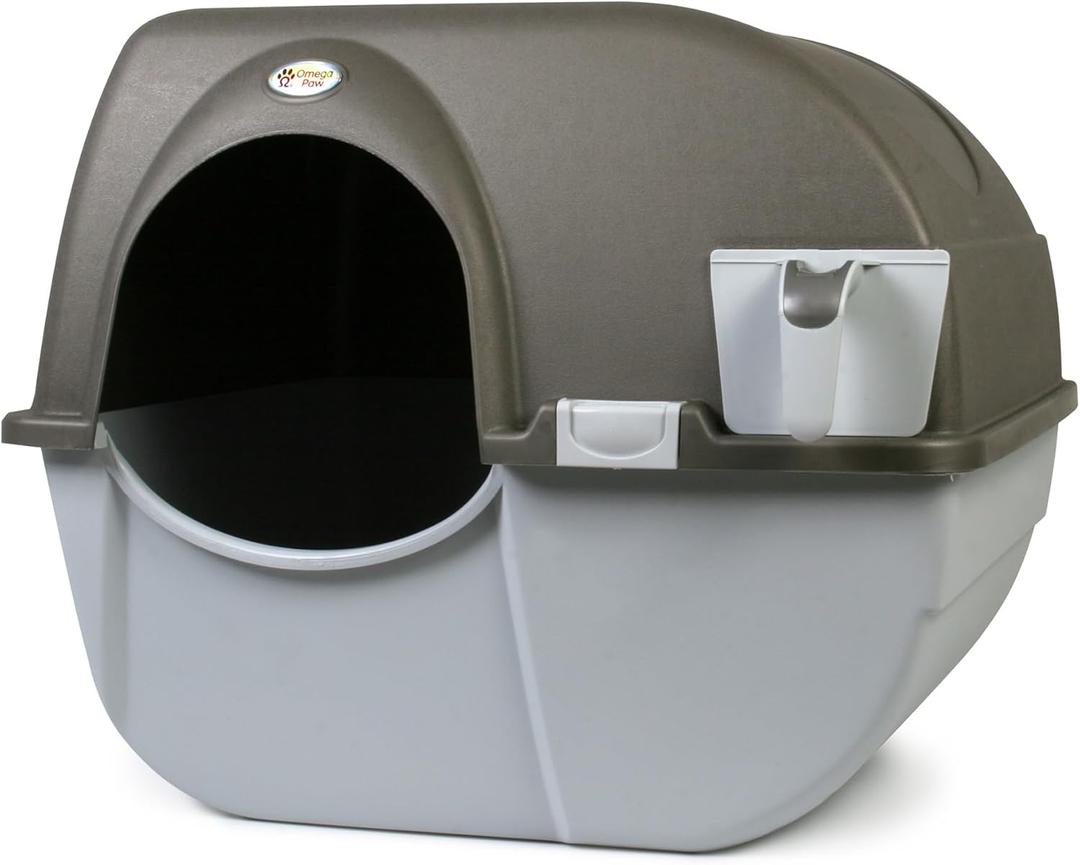 Roll'n Clean Self-Cleaning Litter Box Omega Paw