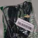 Sumind 2 Pack Micro USB Extension Cable 10 ft/ 3 Meters Male to Female Extender Cord Compatible with Wireless Security Camera Flat Power Cable, Cable Clips Included (Black)