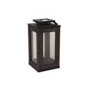 SDS for HD Designs Iron Wood Glass Lantern - Dark 17 inch