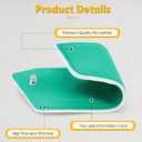 Travelambo Luggage Tags for Suitcases PU Leather Travel Tags Bag Tags Privacy Protection Travel Essentials