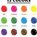 Chalkola Dry Erase Markers Bulk (60 Pack, 12 Vibrant Colors) | Chisel Tip WhiteBoard Markers, Dry Erase Pens - White Board Pens for Kids, Teachers - Home, Office, School Classroom Supplies