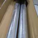 GRELWT 2 Pack 2-3/8" OD Metal Post Extender, 24" Fence Post Extension Height, Hot-dip Galvanized Steel, Includes Screws and Caps