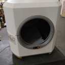 OROLEY Self Cleaning Litter Box, Large Capacity Automatic Cat Litter Box with APP Control, Safety Sensors, Built-in Deodorizing Scent Box, and 1 Roll Garbage Bags,White