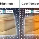 4-Pack LED Backlight Sheet 24V 36W 3000K Warm White, 19.3X9.6 inches Each Unit, Dimmable Flexible LED Panel Sheet for Backlit Translucent Stone/Marble/Onyx/Quartz Countertops Walls
