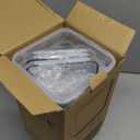 4 Pack Large Airtight Food Storage Containers with Lids (5.2L / 176oz), BPA Free Plastic Kitchen and Pantry Organization Contianers for Cereal Flour and Sugar Storage, Labels & Marker