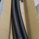 2PCS Trampoline Curved Poles, Universal Trampoline Replacement Enclosure Poles to Fit 8-16FT Curved Pole Frame, Includes Foam Sleeve and Hardware with 2 Installation Options