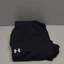 Under Armour Men's Rival Fleece Pants (Medium, (001) Black / / White)