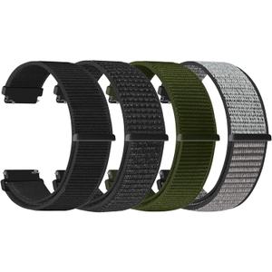 20mm Watch Bands for Garmin Forerunner 55/570 42mm/165/645/245 Music/Garmin Vivoactive 6/Vivoactive 5/3/Garmin Venu/Venu Sq 2 for Men Women, 20mm Watch Straps for Amazfit Active 2/Active