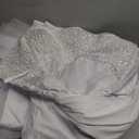 Sweetheart Tulle Ball Gown Wedding Dress, A-line Bridal Gown with Train (4, White)