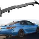 Carbon Fiber Rear Spoiler Wing Compatible with Toyota Camry 8th Gen 2018-2024, Duckbill Rear Car Trunk Lid Cover Compatible with Honda Accord 10th Gen 2018-2024