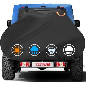 Bike Cover for Transport 2 - 3 Bikes - Outdoor Bike Covers for Bikes on Rear Bike Rack Transport Heavy Duty Waterproof, 600D Bicycle Covers for 2-3 Bikes on Car Hitch Travel (83" x 46" x 47")