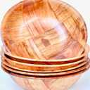 Wood Wooden Salad Bowl Set 6 (6 inches)