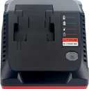 Biswaye 18V 3.0A Fast Charger Compatible with Porter Cable 18V Battery, PCXMVC Charger Compatible with Porter-Cable PC18B PC18BLEX PCC489N PC18BLX 18 Volt Lithium NiCad NiMH Battery with LED Indicator