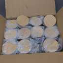 SUPMIND 12Pcs Candle Making Jars 14 fl.oz Black Empty Glass Jars Bulk with Bamboo Lids, Containers for Making Candles Vessels for Candle Business 12 14 fl.oz
