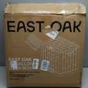 EAST OAK Outdoor Storage Box, 31 Gallon Deck Box Indoor and Outdoor Use, Waterproof Resin Storage Bin for Package Delivery, Patio Cushions, Gardening Tools, Lockable, UV Resistant, Grey