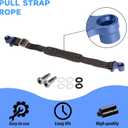 PRO CAKEN Rear Adjustable Rescue Strap Pull Strap Rope for KX KXF KLX RMZ DRZ Dirtbikes Motocross Universal, Blue
