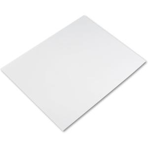 Pacon 4-Ply Railroad Board, White, 22" x 28", 25 Sheets