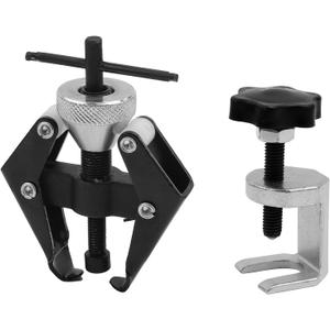 BOXOB Wiper Arm Puller with Battery Terminal Puller, Adjustable Windshield Wiper Arm Disassemble Tool Steel Arm Bearing Puller Repair Tool Universal Auto Accessories