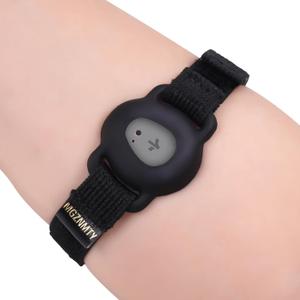 MGZNMTY Armband for Dexcom Stelo, 8" to 19" Adjustable Arm Band for Adhesive Patches Waterproof Accessories, CGM Continuous Glucose Monitor System Transmitter Sensor Cover (Black)